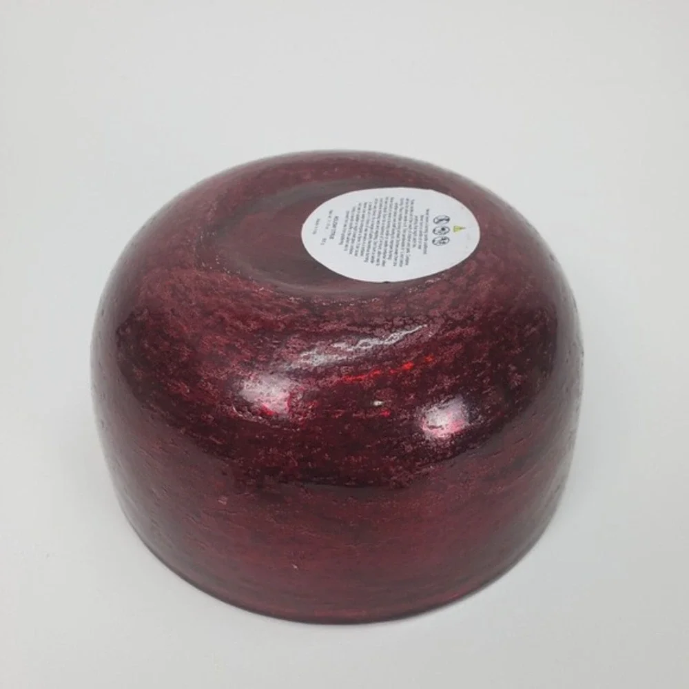 Tres Jolis Holiday Citrus 4-Wick Soy Blend Scented Candle 21.2 oz Red Glass Bowl